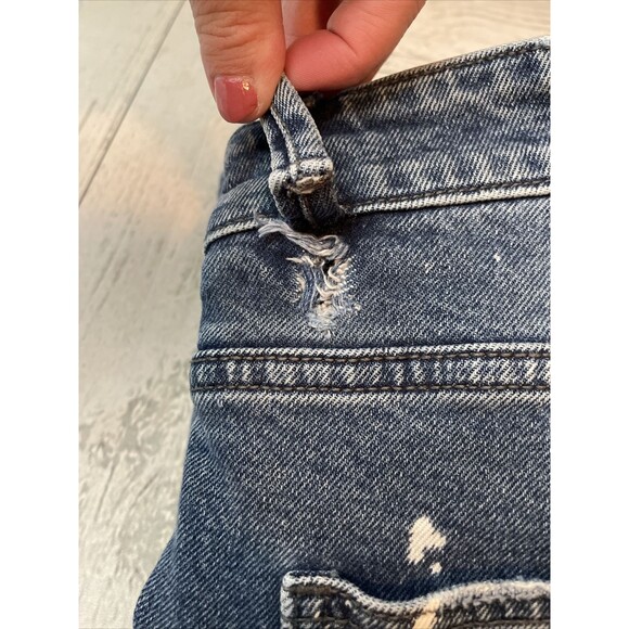 KDNK 11 4 14 11 Woman's 34 Distressed Paint Skinny Stretch Denim Jeans - Picture 11 of 11